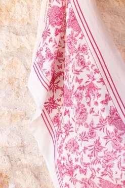 Paréo Rose en coton