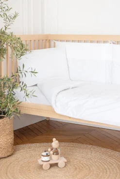 Parure de lit Monogramme blanc