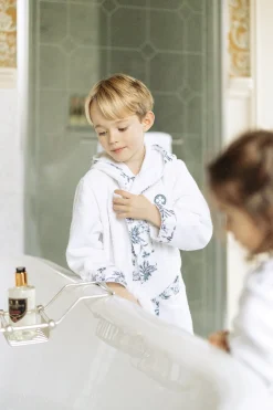 Peignoir Toile de Jouy Tartine et Chocolat x Abbaye des Vaux de Cernay