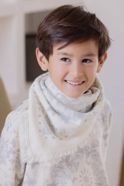 Petit Foulard Gris clair Kujten x Tartine et Chocolat