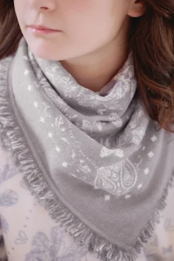 Petit Foulard Taupe Kujten x Tartine et Chocolat