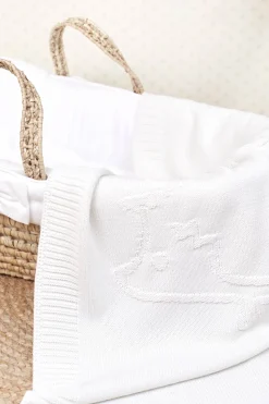 Plaid Laine Hérisson écru