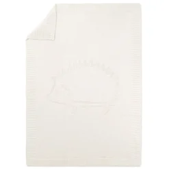 Plaid Laine Hérisson écru