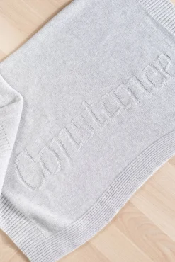 Plaid personnalisé Cachemire gris