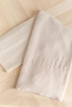 Plaid personnalisé Cachemire beige