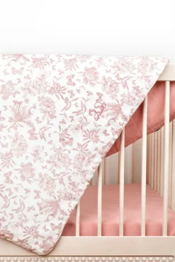 Plaid réversible Imprimé inspiration Toile de Jouy