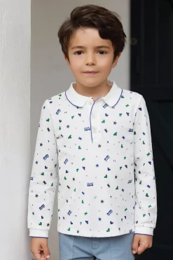 Polo Bleu électrique illustration pixels