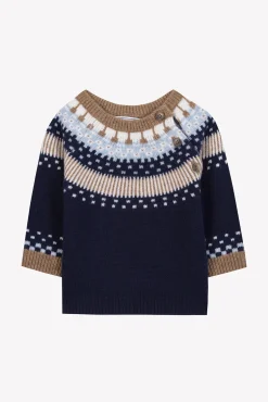 Pull Marine motif jacquard