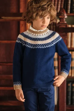 Pull Marine motif jacquard