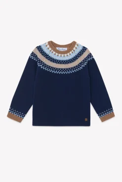 Pull Marine motif jacquard