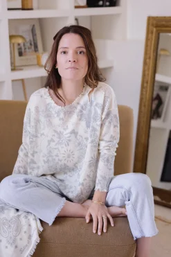 Pull Femme Gris clair Kujten x Tartine et Chocolat