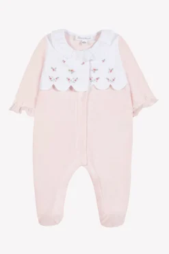 Pyjama Rose pâle volanté