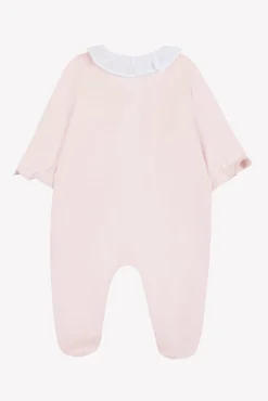 Pyjama Rose pâle volanté