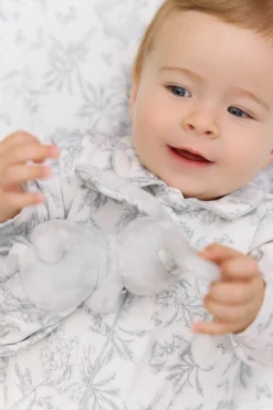 Pyjama Imprimé inspiration toile de jouy gris