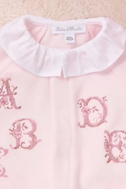 Pyjama Rose pâle abécédaire