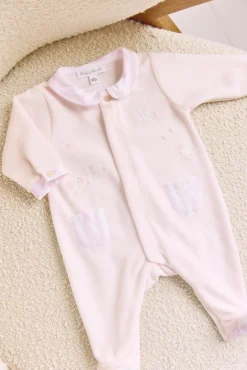 Pyjama Rose pâle moutons