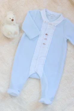 Pyjama Bleu ciel hérisson