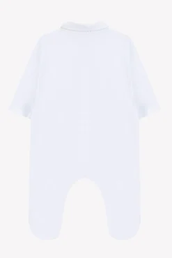 Pyjama Gris clair col pointu