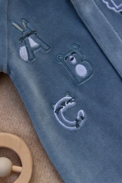 Pyjama Bleu orage abécédaire