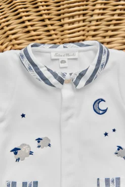 Pyjama Marine moutons