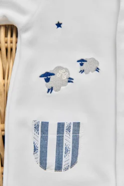 Pyjama Marine moutons