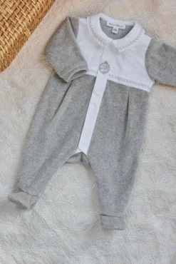 Pyjama Gris chiné plis religieux