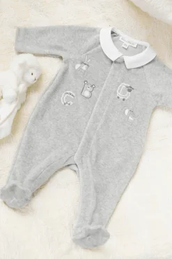 Pyjama Gris chiné abécédaire