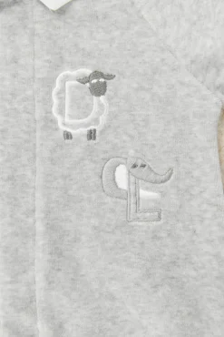 Pyjama Gris chiné abécédaire