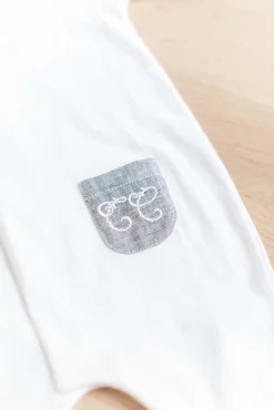 Pyjama Blanc Feuillage