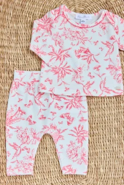 Pyjama deux pièces Praline inspiration Toile de Jouy