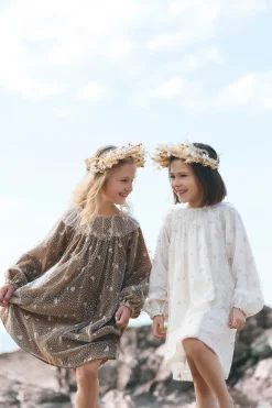 Robe Bronze velours et tulle