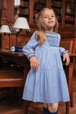 Robe Chambray rayures