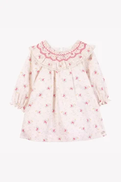 Robe Ecru broderie florale