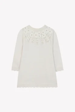 Robe Ecru broderies