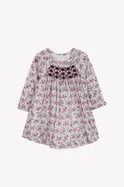 Robe Ecru imprimé fleuri