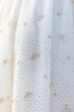 Robe Ecru velours et tulle