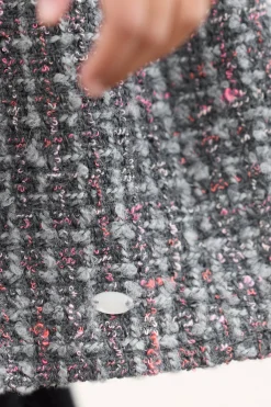 Robe Gris foncé en tweed