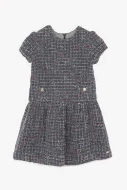Robe Gris foncé en tweed