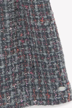 Robe Gris foncé en tweed