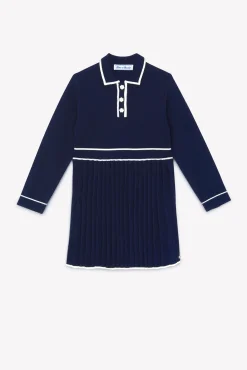Robe Marine plissé