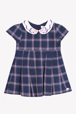 Robe Myosotis à carreaux