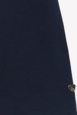 Robe Marine col volanté