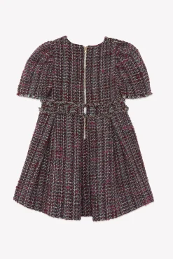 Robe Magenta en tweed