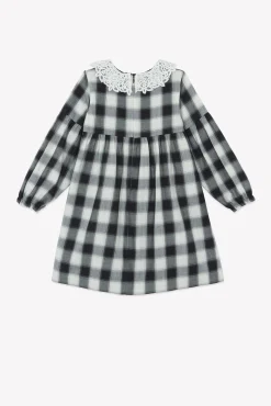 Robe Noir à carreaux