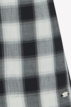 Robe Noir à carreaux