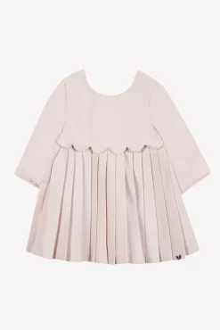 Robe Rose pâle plis religieux