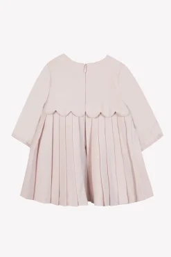 Robe Rose pâle plis religieux