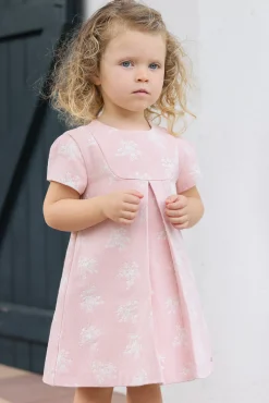 Robe Rose poudré imprimé floral