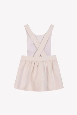 Robe Rose pâle à bretelles croisées