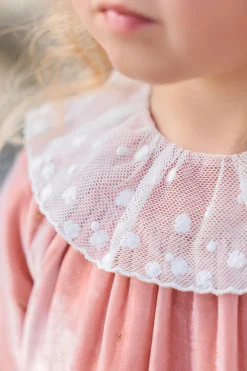 Robe Rose poudré en velours